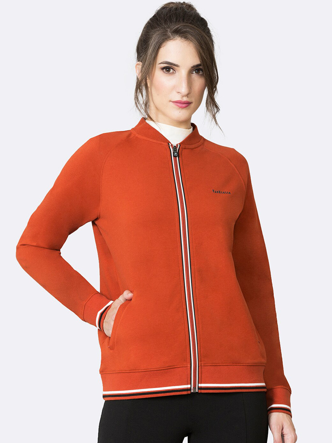 Van Heusen Athleisure Functional Pocket Relaxed Fit Bomber Jacket