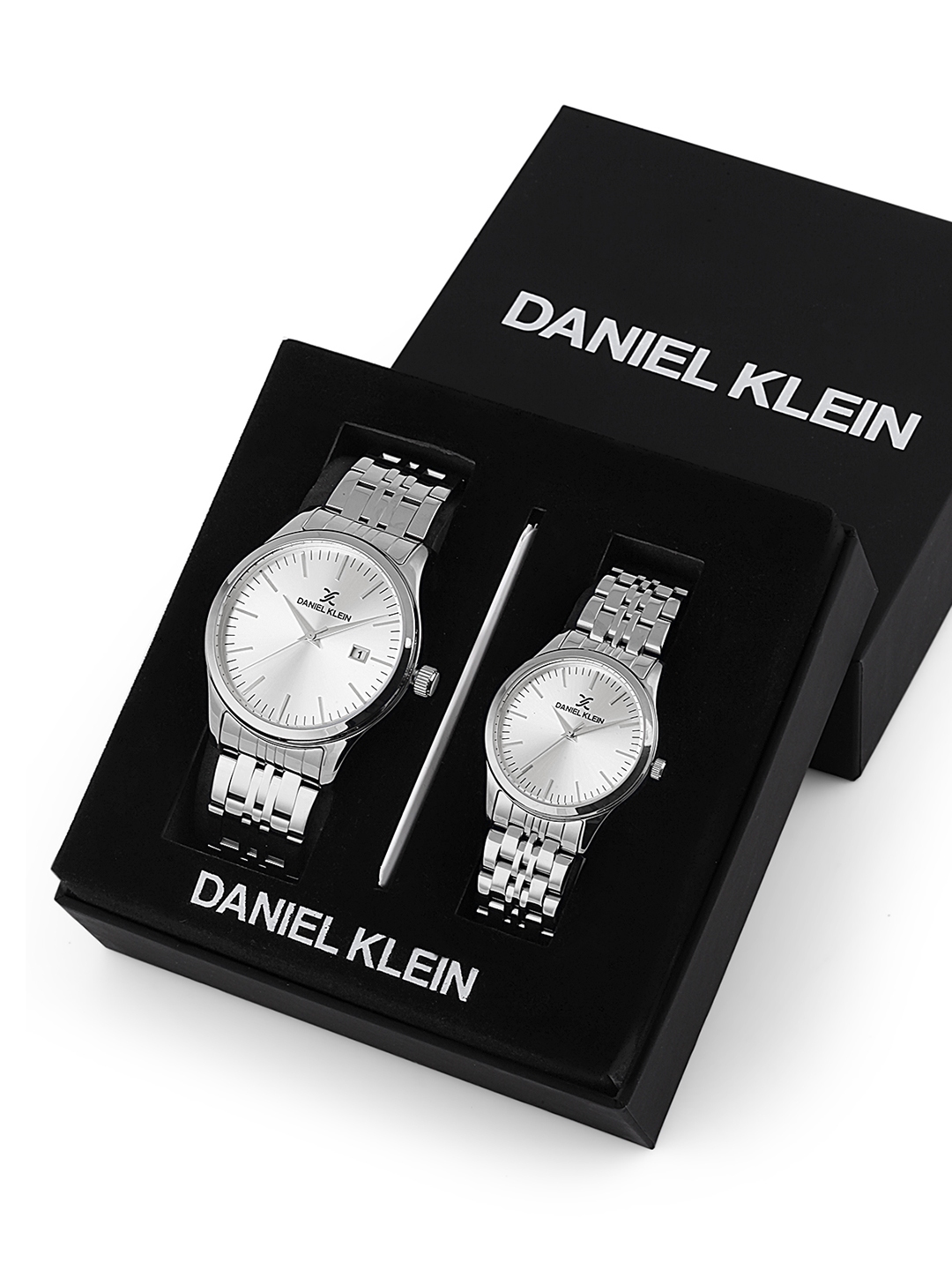 Buy Daniel Klein Silver Toned Dial Bracelet Strap His Her