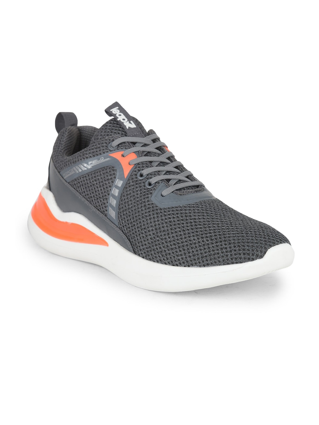 Liberty Men Grey Mesh Walking Non-Marking Shoes