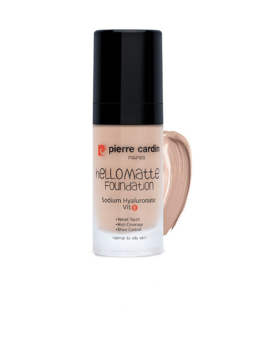 Pierre Cardin Paris Hello Matte Velvet Touch Foundation Vitamin E 30 ml - Medium Beige 607