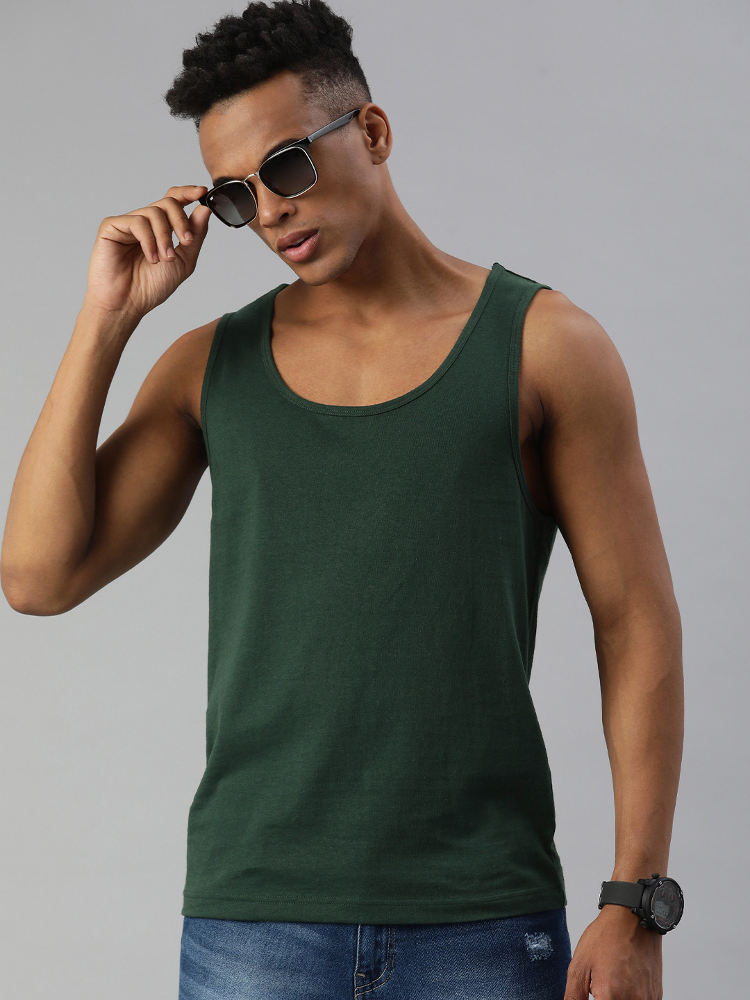 Huetrap Men Green T-shirt
