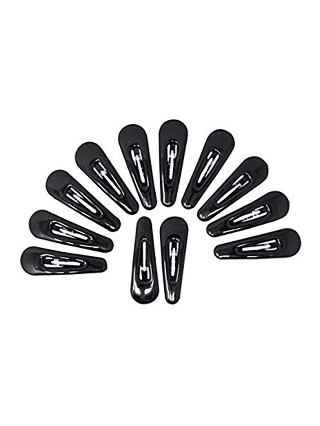 CHANDERKASH Set Of 6 Daily Uses Black Metal Tic Tac Hair Clips