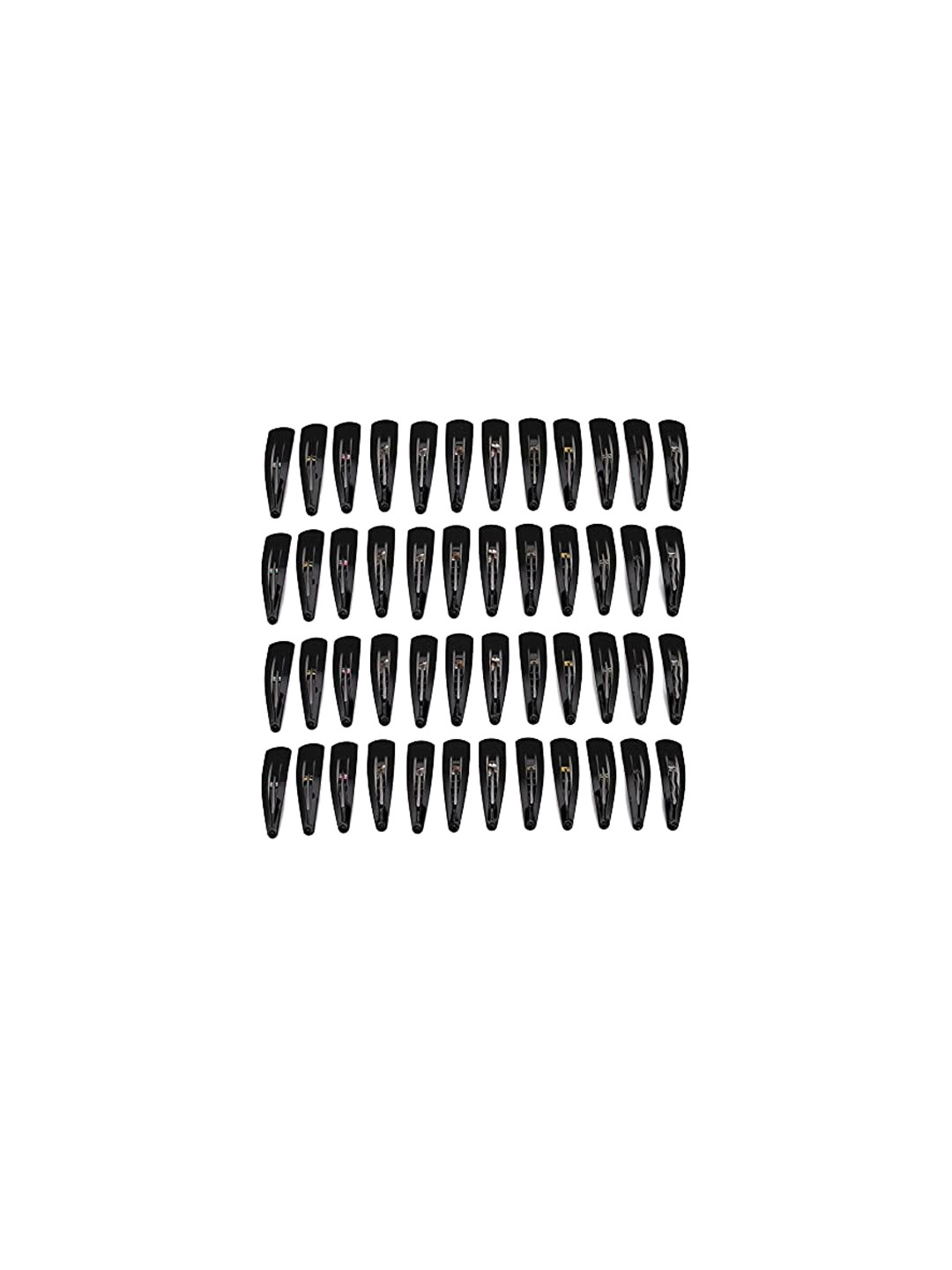 CHANDERKASH Set Of 12 Daily Uses Black Metal Tic Tac Hair Clips