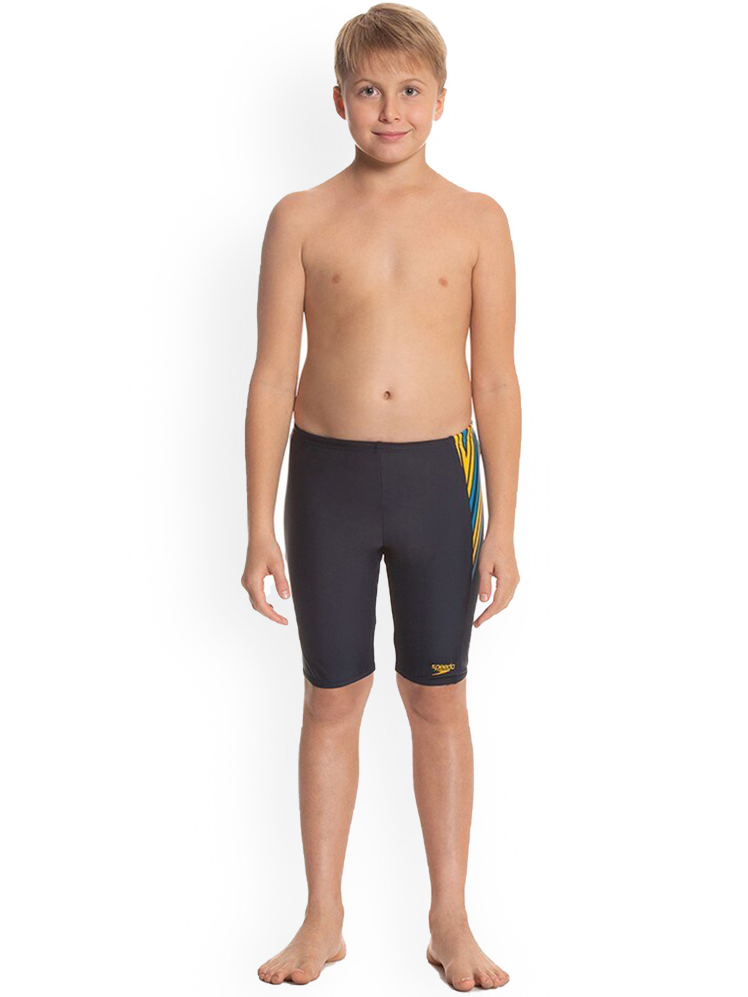 Speedo Boys Navy Blue Panel Jammer