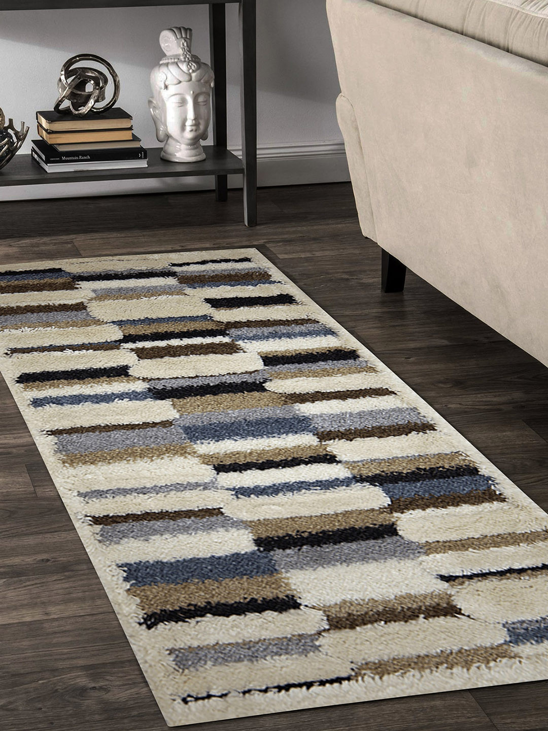 OBSESSIONS Beige Floor Anti-skid Runner