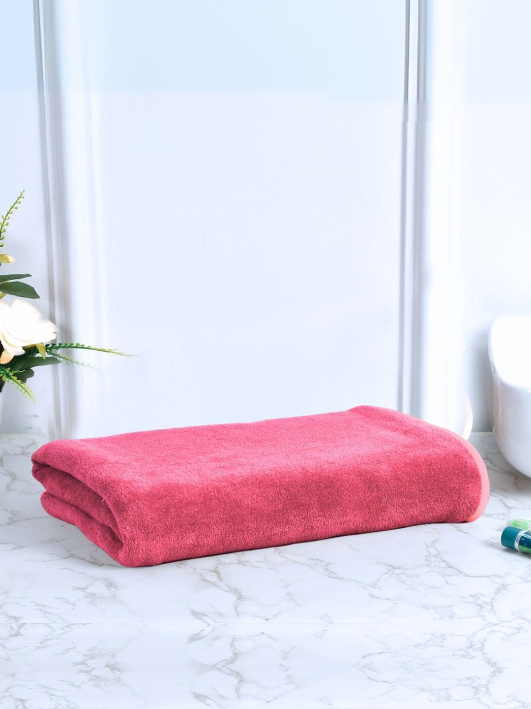 Black Gold Pink Solid 400 GSM Bath Towels