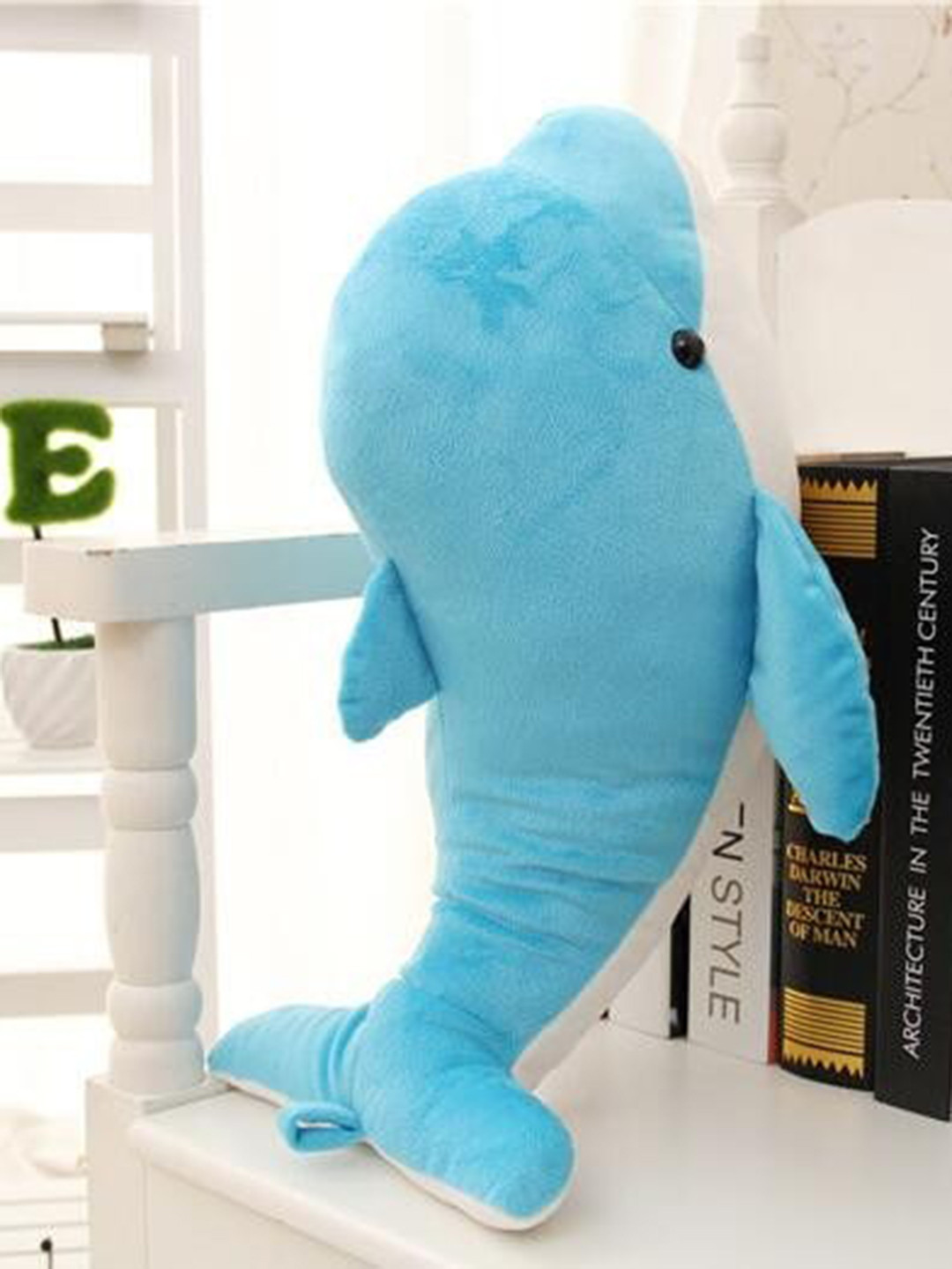 SKYLOFTS Kids Set of 2 Stuffed Dolphin & Octopus Plush Animal Soft Toy