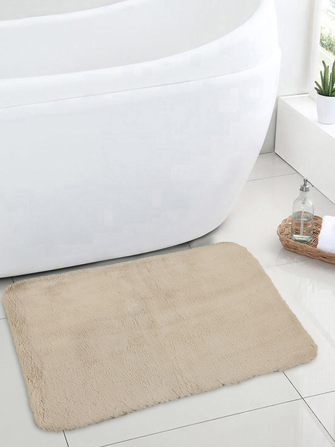 OBSESSIONS Anti-skid Polyester 1000GSM Bath Rugs