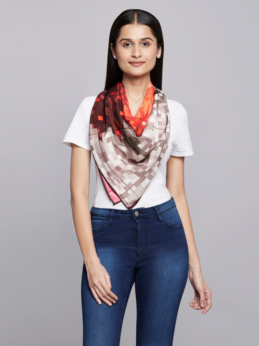 navyasa by liva Women Viscose Rayon Printed Scarf