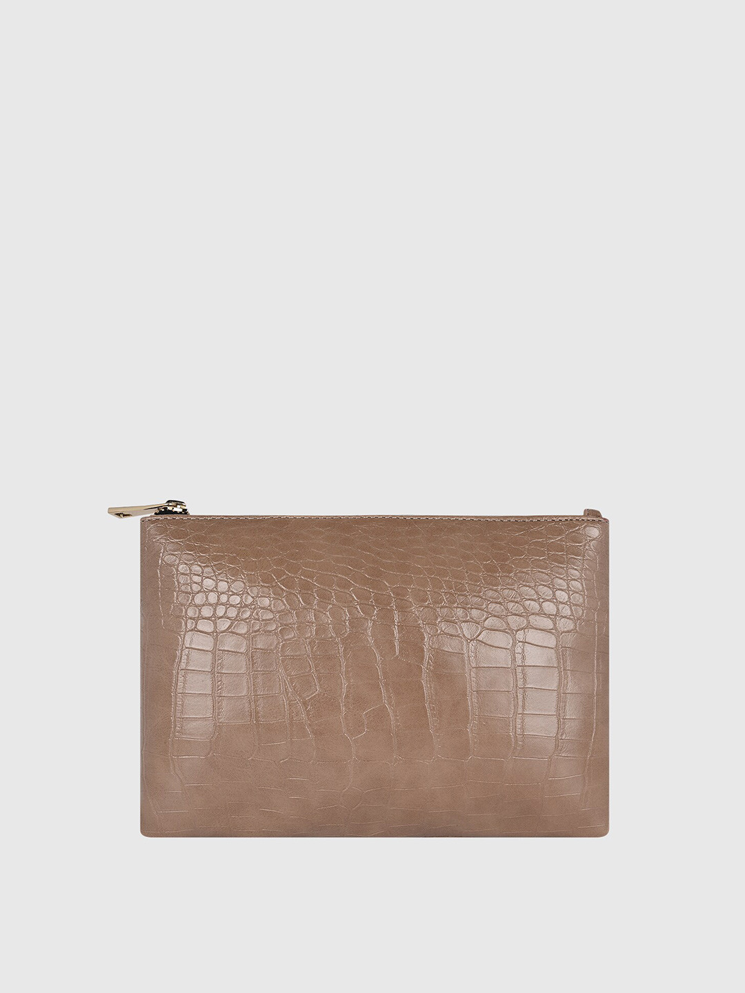 Bagsy Malone Women Brown Textured Clutch