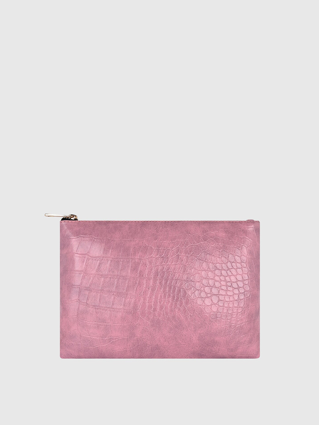 Bagsy Malone Women Pink Textured Clutch