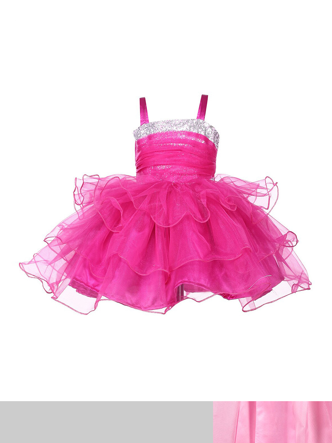 Samsara Couture Pink & Blue Pack Of 2 Embellished Net Dress