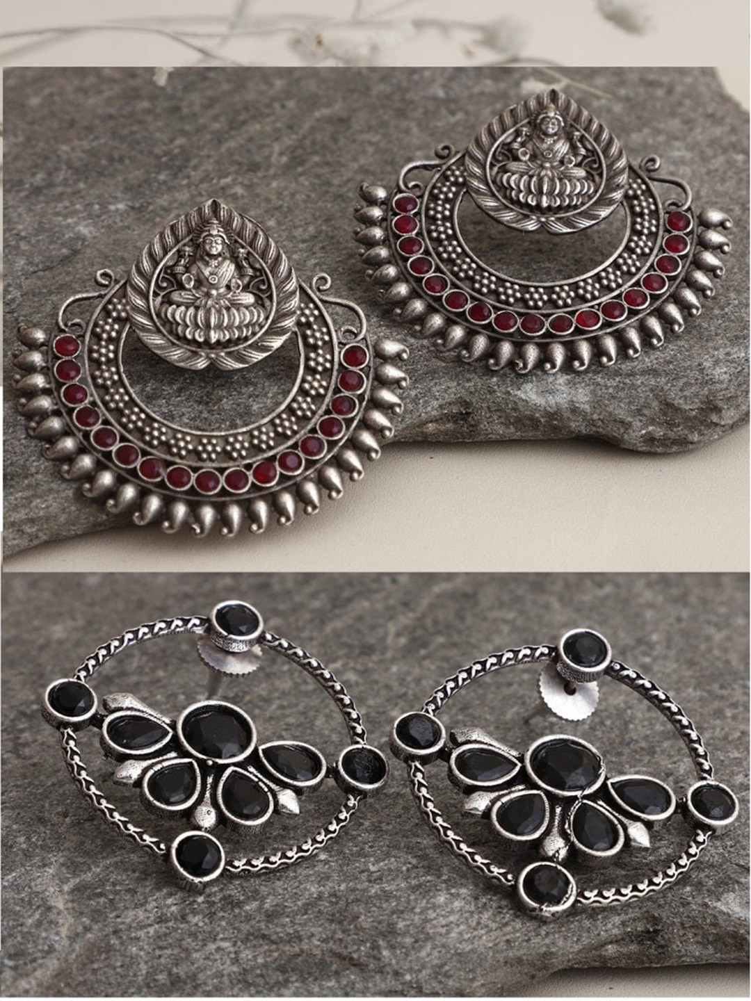 VENI Set Of 2 Contemporary StudEarrings