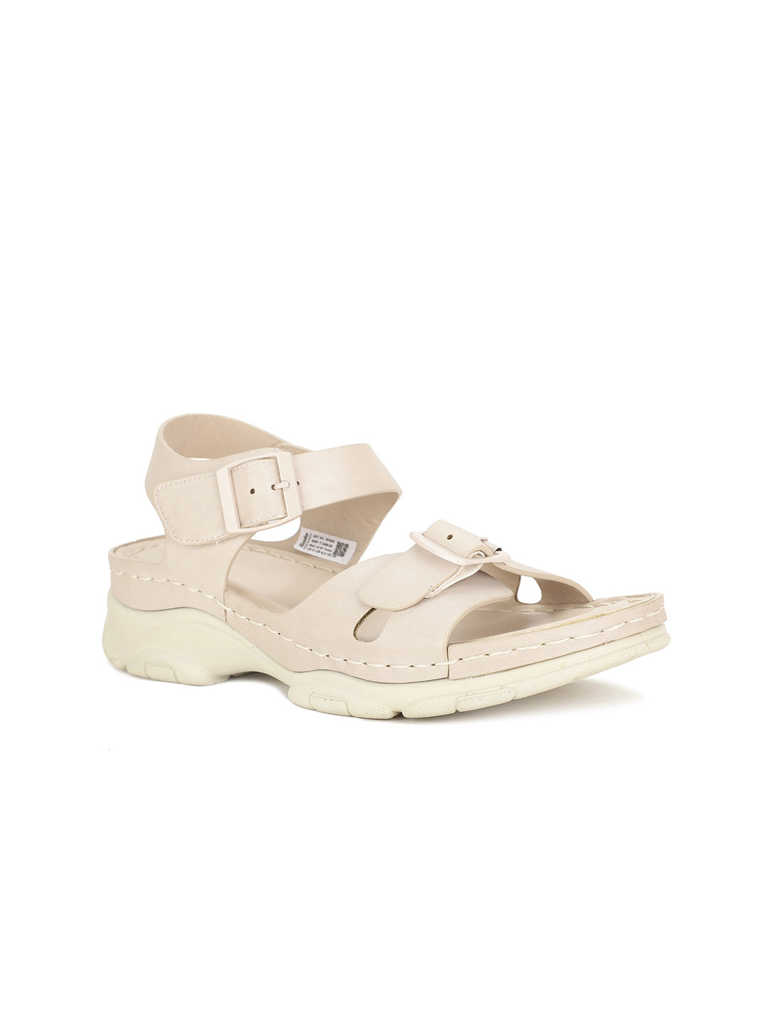 Bata comfit Women Open Toe Flats with Buckles