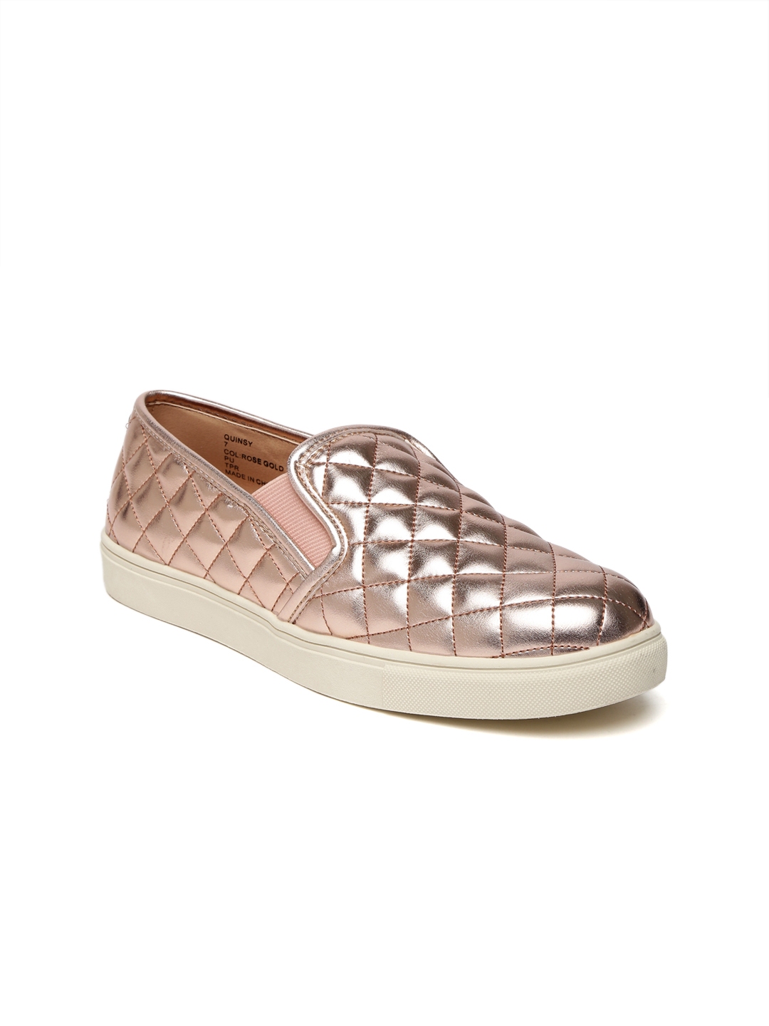 Rose gold steve cheap madden slip ons