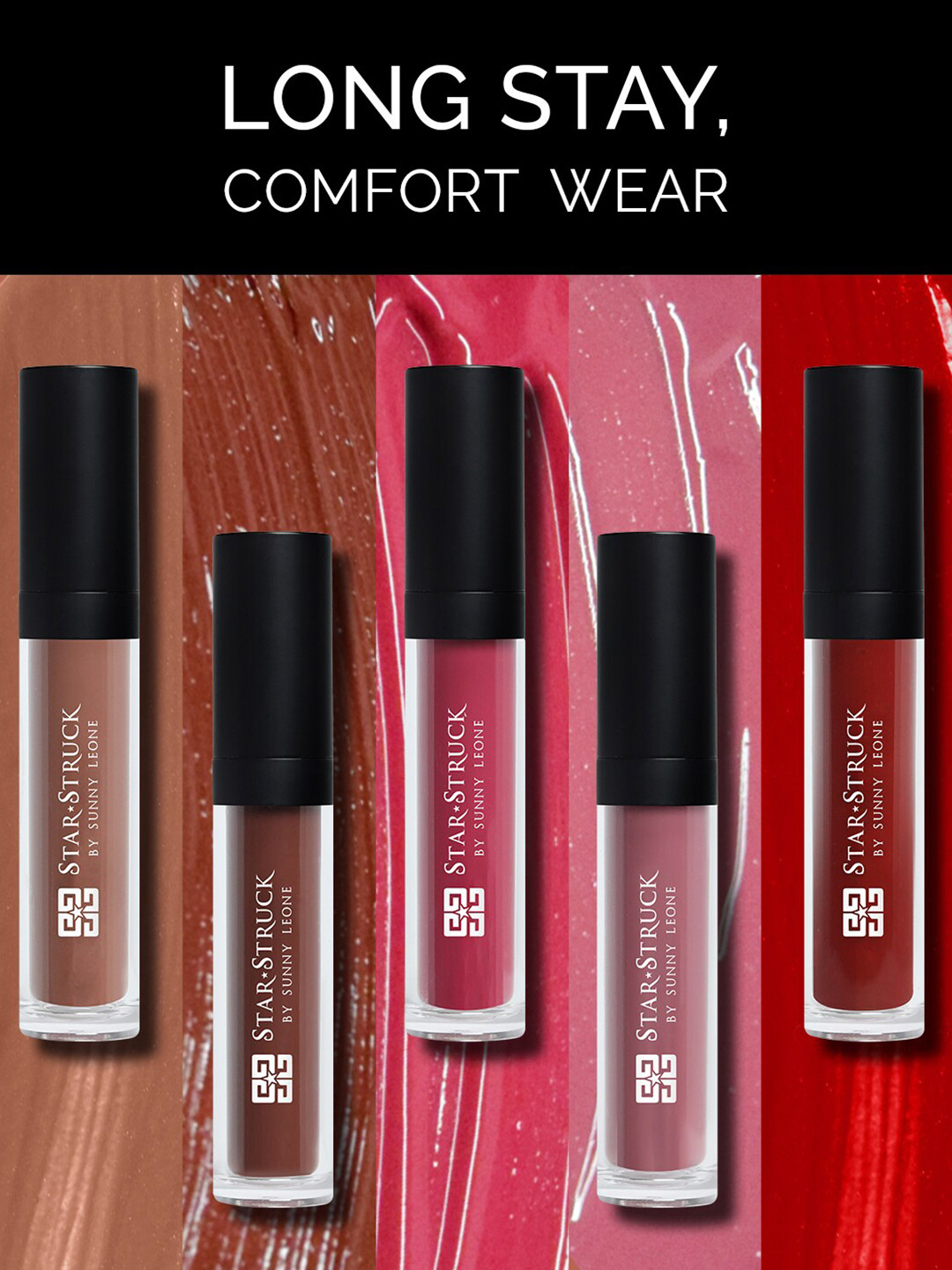 STARSTRUCK BY SUNNY LEONE Matte Liquid Lip Color - Bare Me