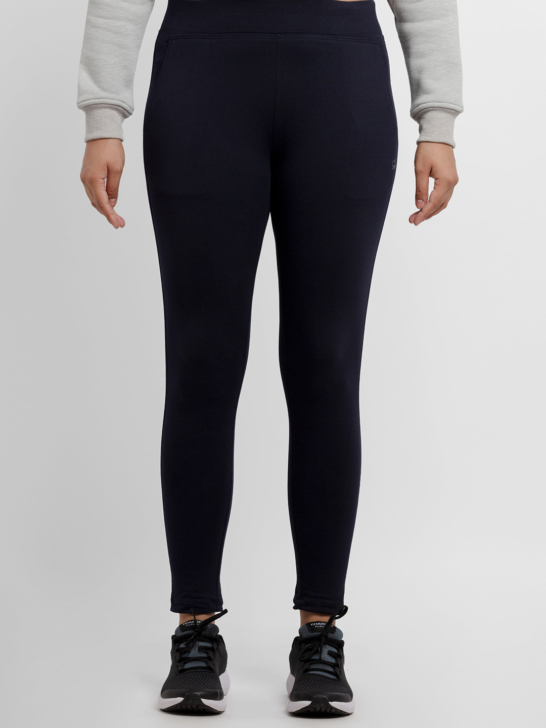 Status Quo Women Basic High Waist Cotton Jegging