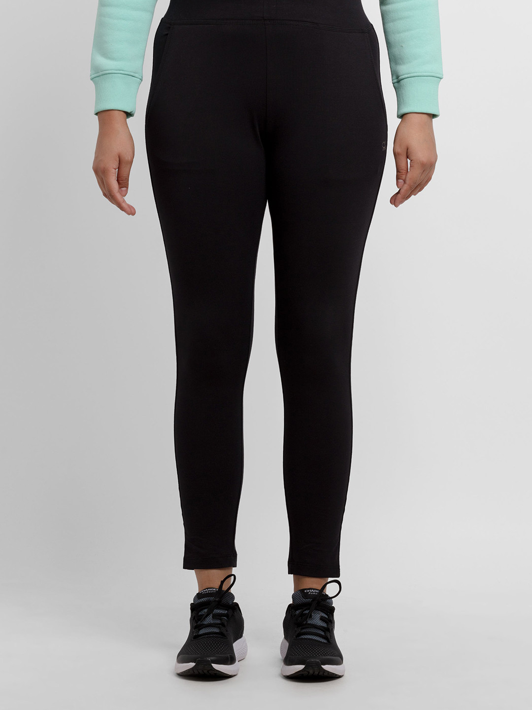 Status Quo Women Basic High Waist Cotton Jegging