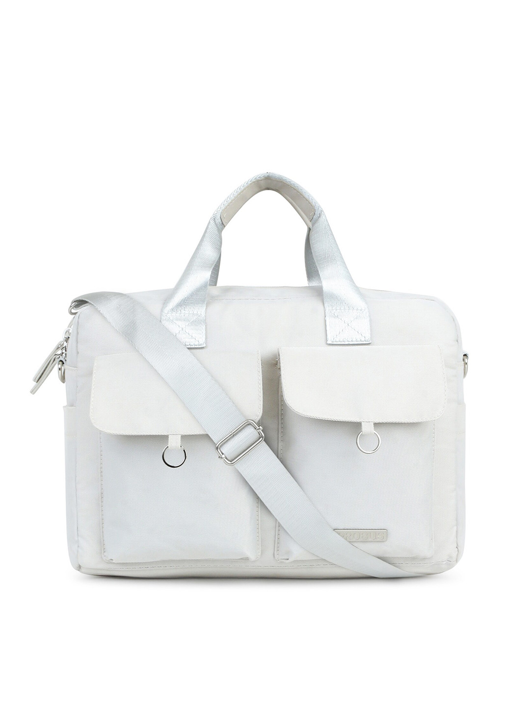 PROBUS Unisex Silver-Toned Laptop Bag