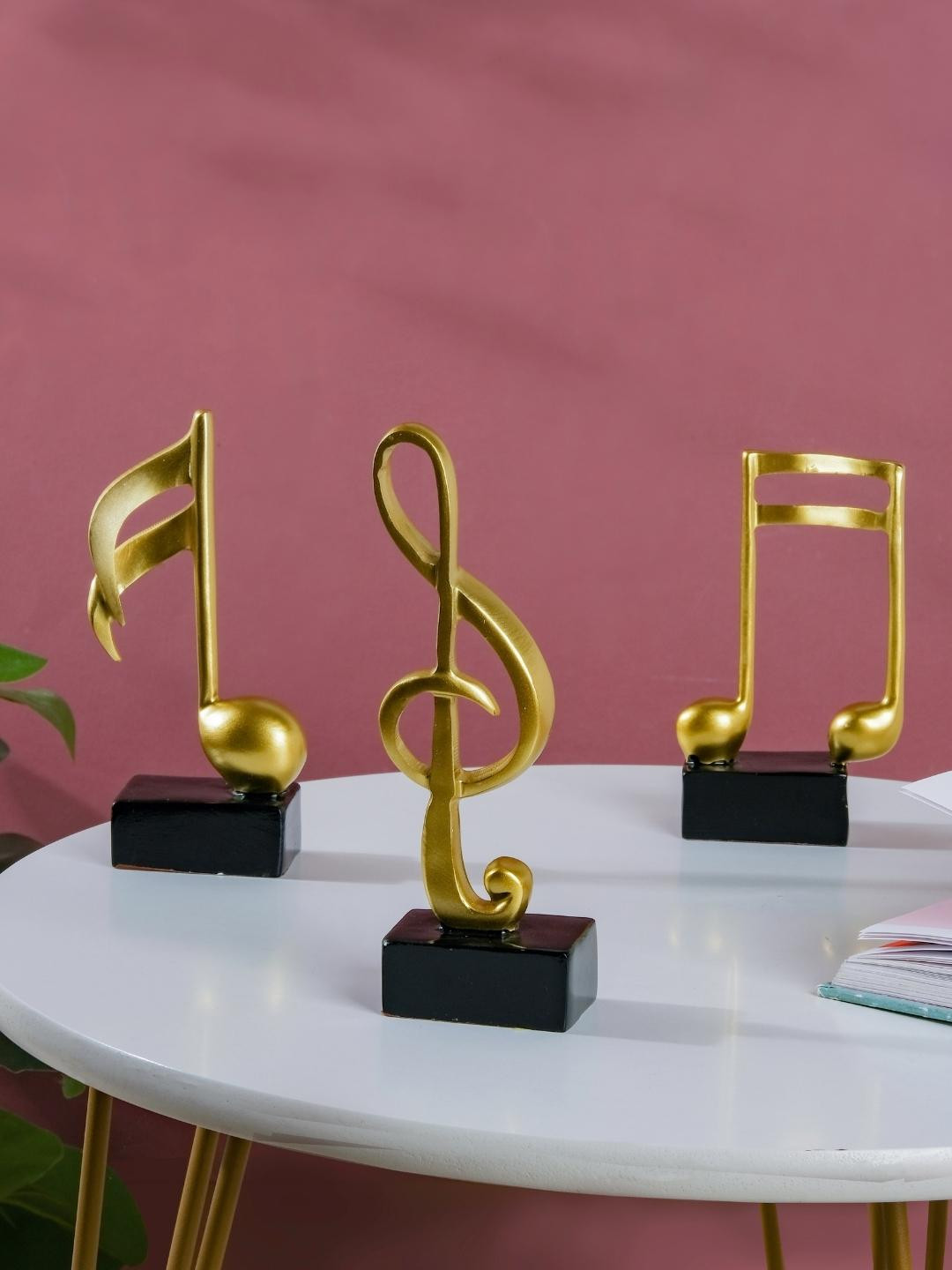 Nestasia Set Of 3  Music Decoration Set Showpieces