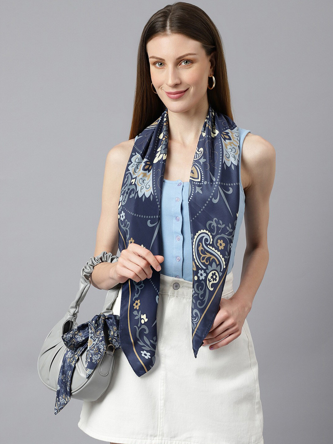 Tossido Women Printed  Polyester Scarf