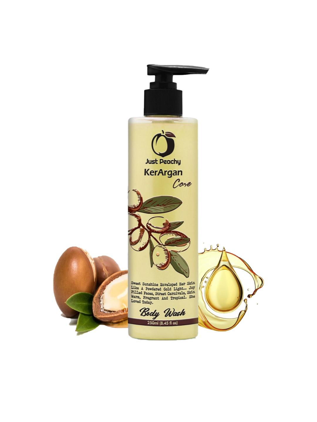 Just Peachy KerArgan Core Body Wash 250ml