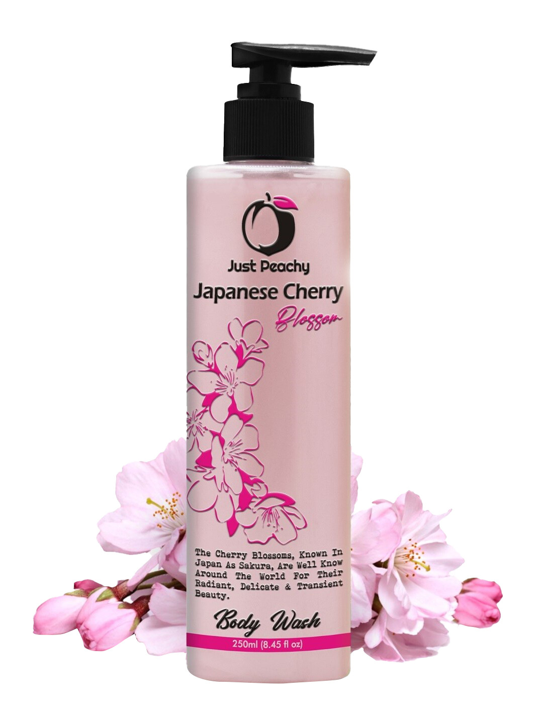 Just Peachy Japanese Cherry Blossom Body Wash 250ml