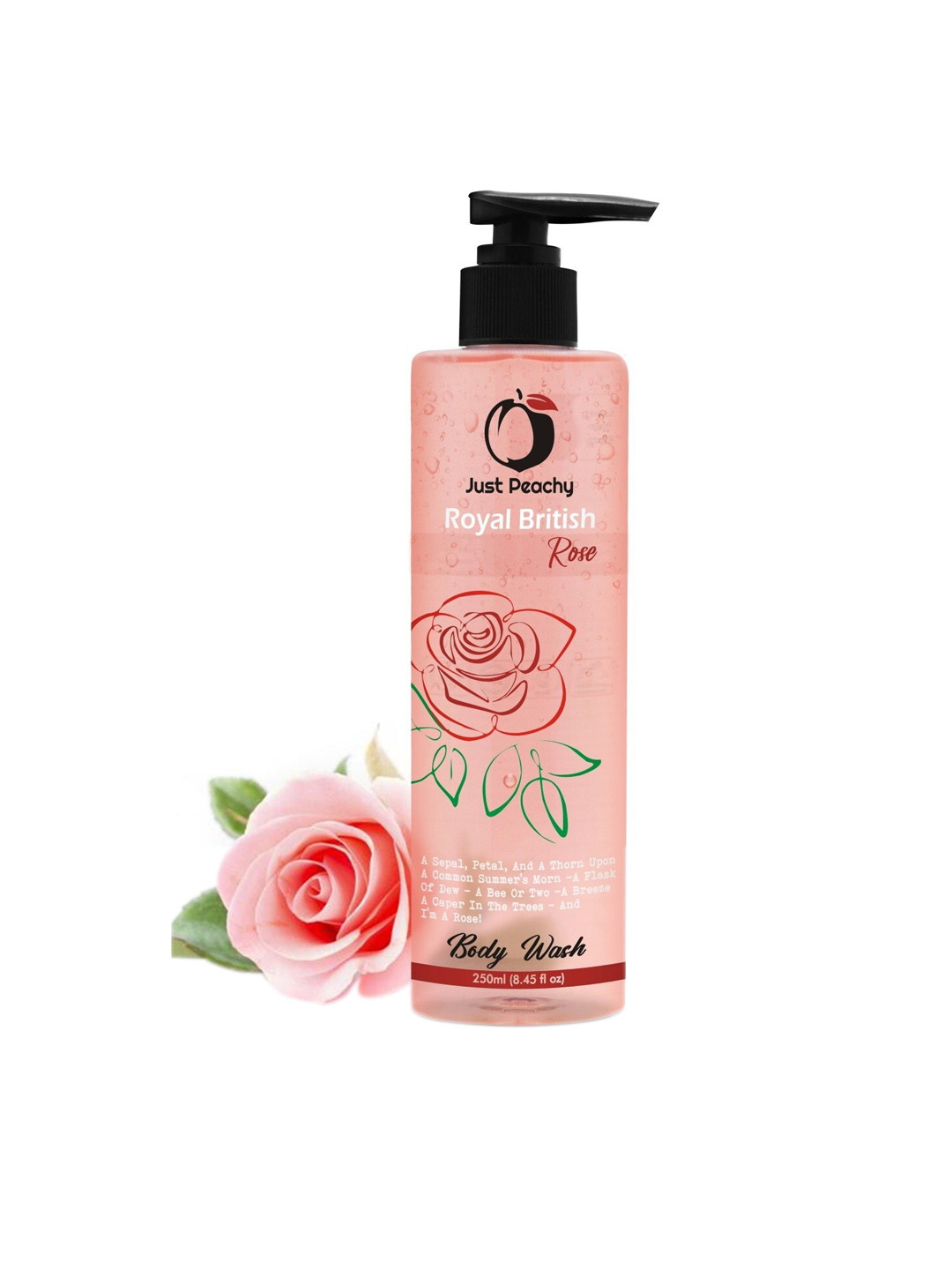 Just Peachy Royal British Rose Body Wash 250ml