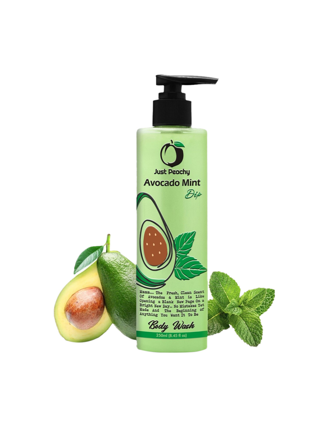 Just Peachy Avocado Mint Dip Body Wash 250ml