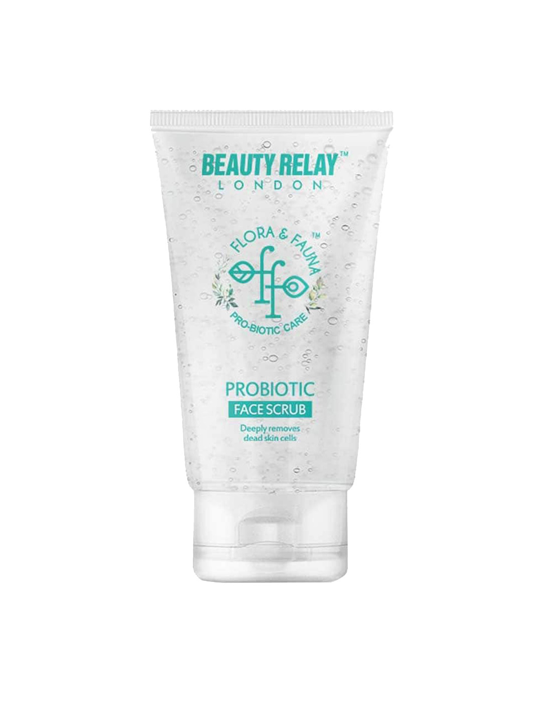 BeautyRelay London Flora & Fauna Probiotic Face Scrub with Shea Butter 180 g