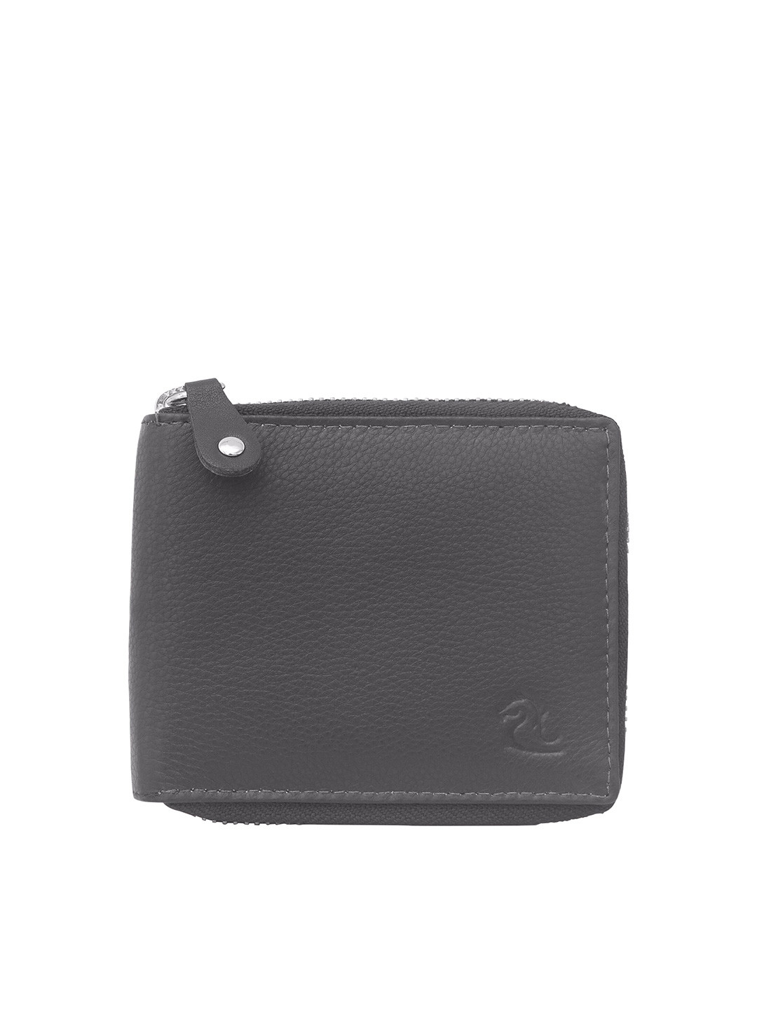 Kara Unisex Leather Zip Around Wallet