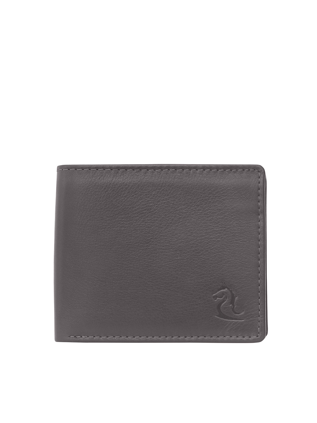 Kara Men Brown Leather Two Fold Wallet