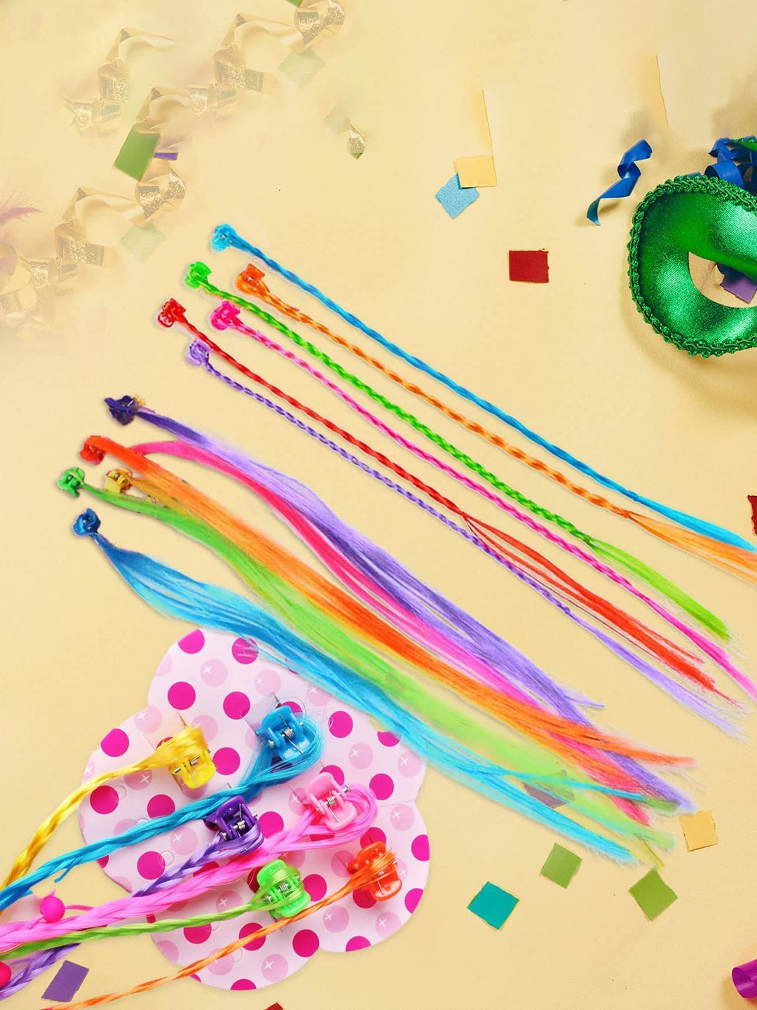 CHANDERKASH Set Of 6 Hair Extensions