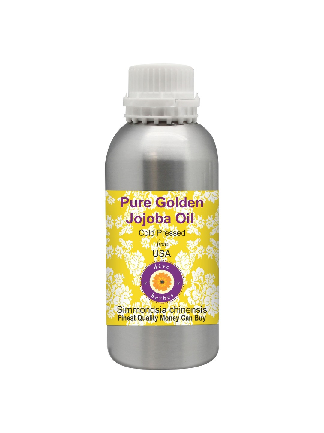 Deve Herbes Pure Golden Jojoba Cold Pressed Oil 1.25 L