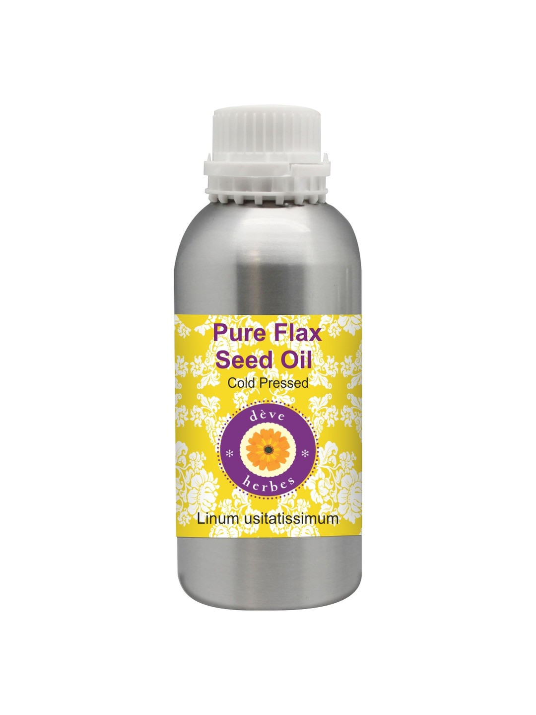 Deve Herbes Pure Flax Seed Cold Pressed Oil 1.25 L