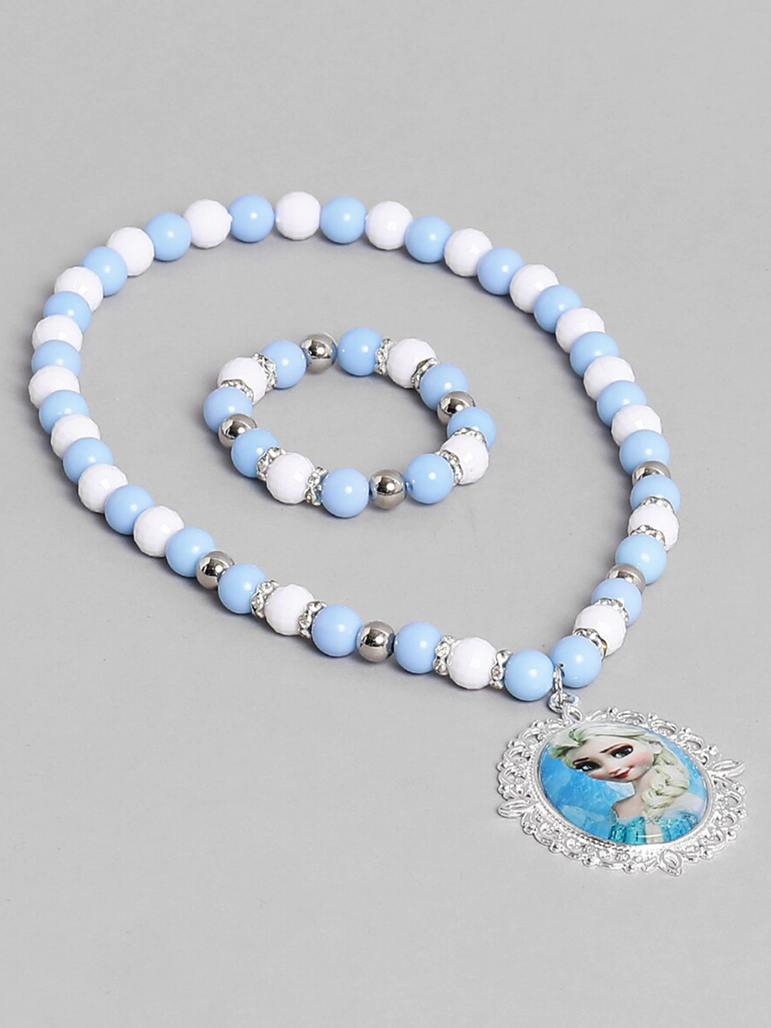 EL REGALO Girls Moti Beaded Jewellery Set