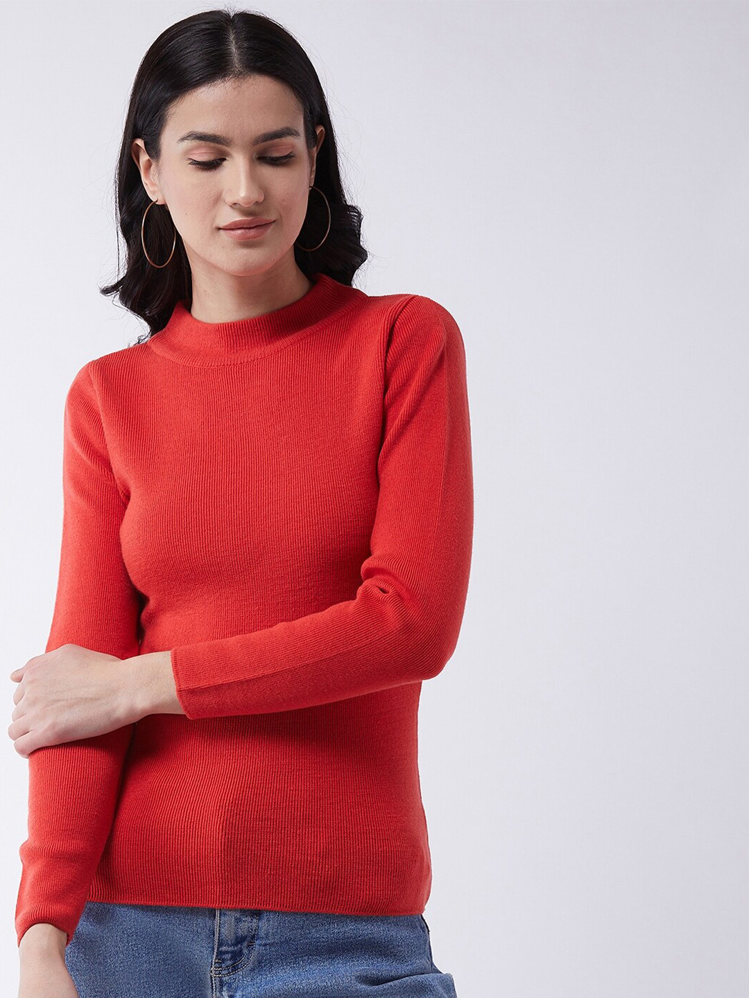 RVK Women Orange Pullover
