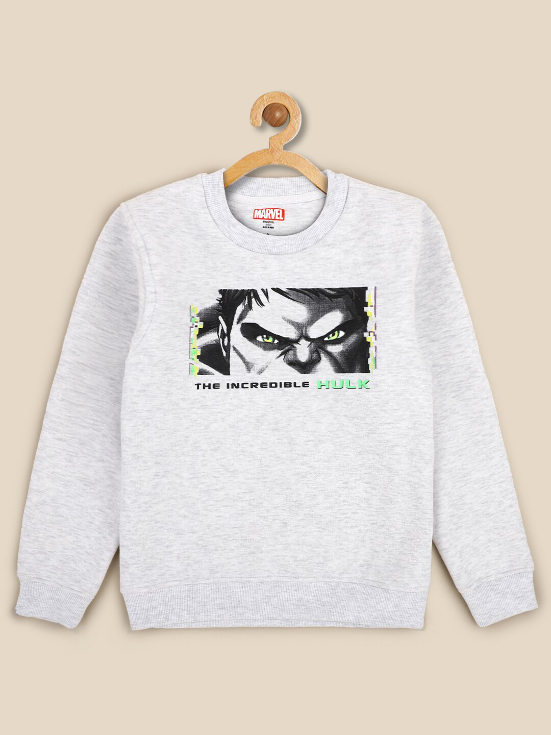 Kids Ville Boys Hulk Printed Pure Cotton Sweatshirt