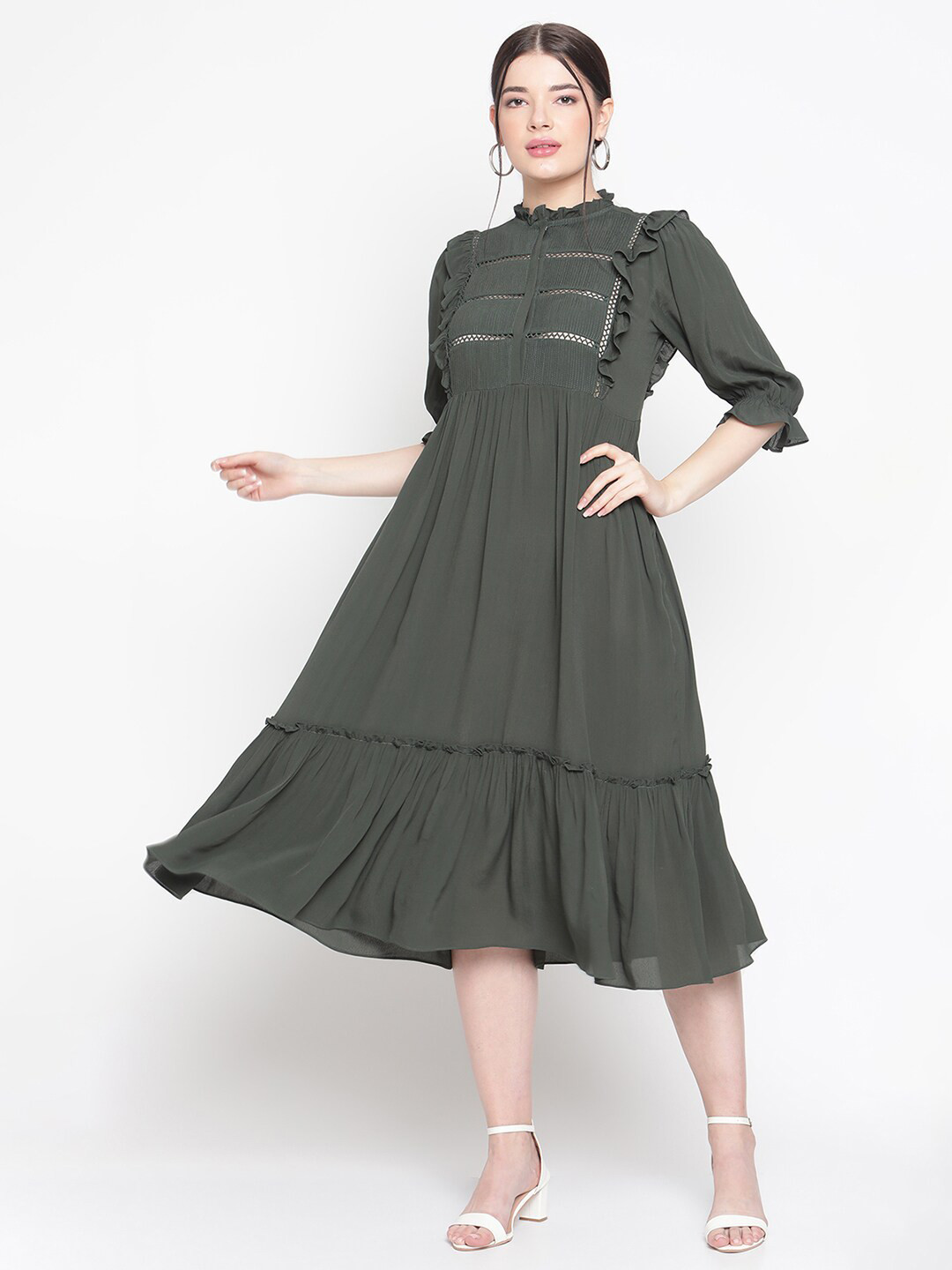 Amagyaa A-Line Midi Dress