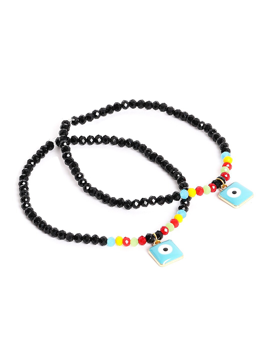 EL REGALO Beaded Evil-Eye Anklet