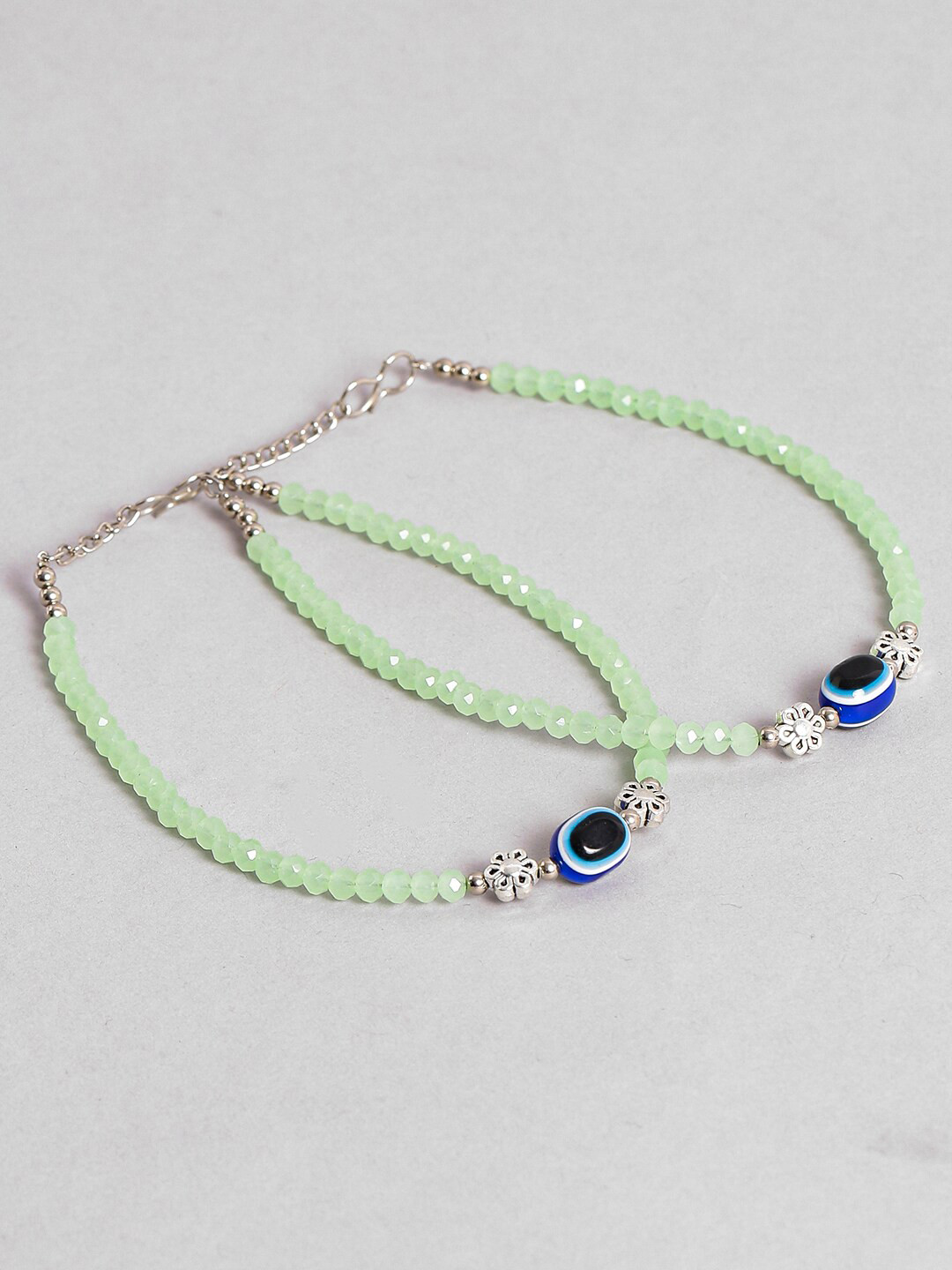 EL REGALO Beaded Evil Eye-Nazaria Anklet