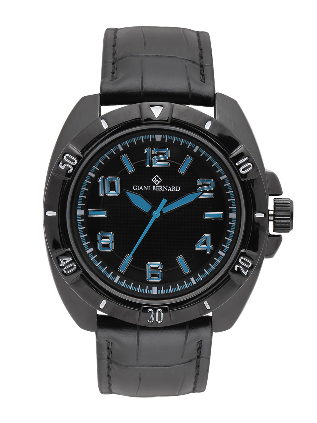 Giani Bernard Men Black Analogue Watch GB-110D