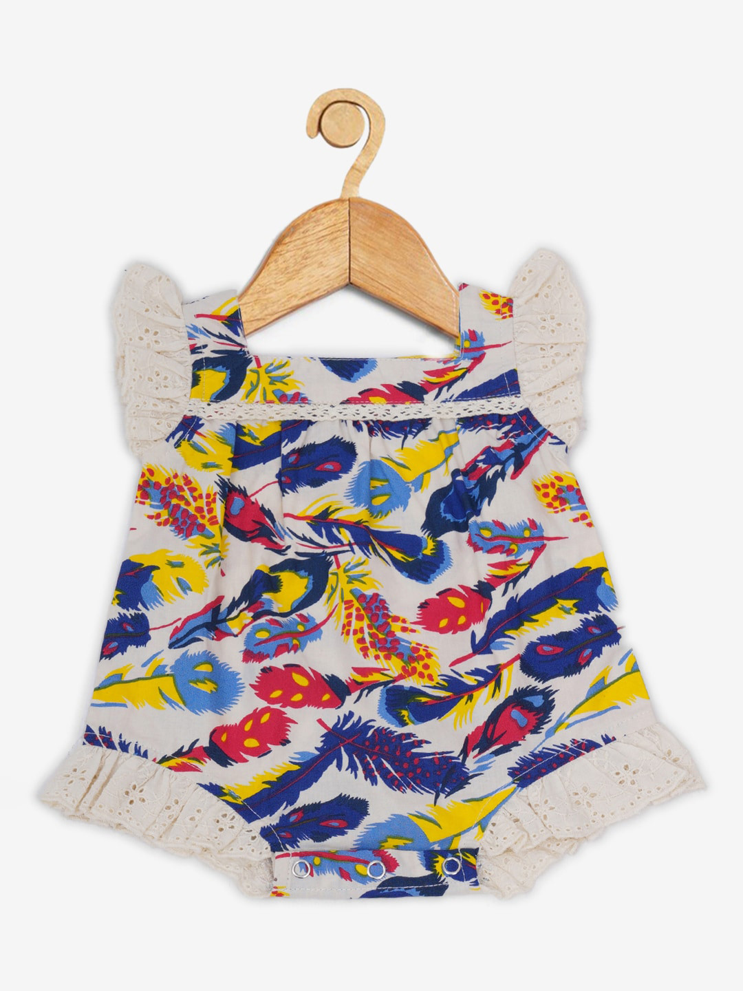 Creative Kids Girls Printed Romper