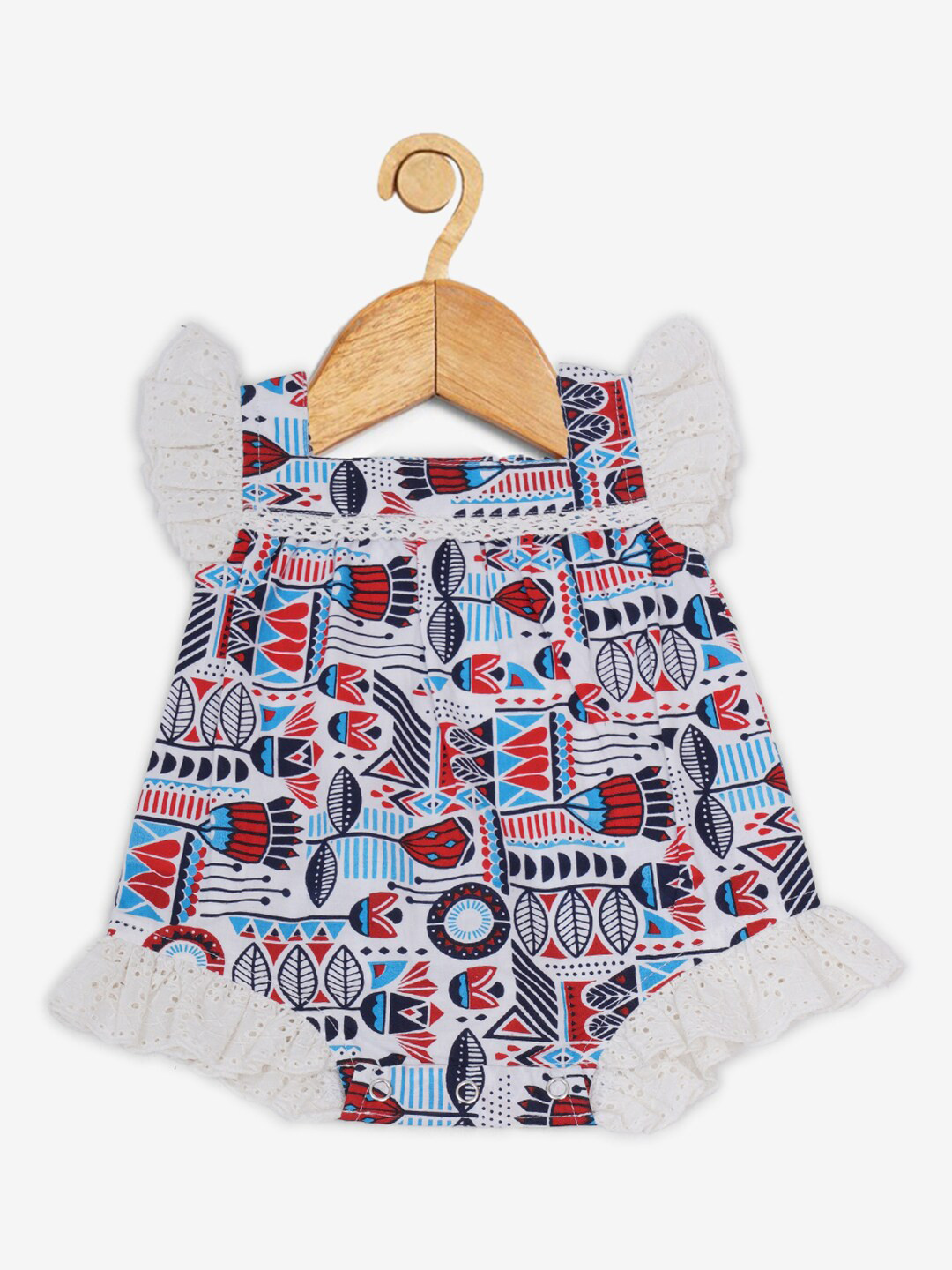 Creative Infant Girls Cotton Printed Romper