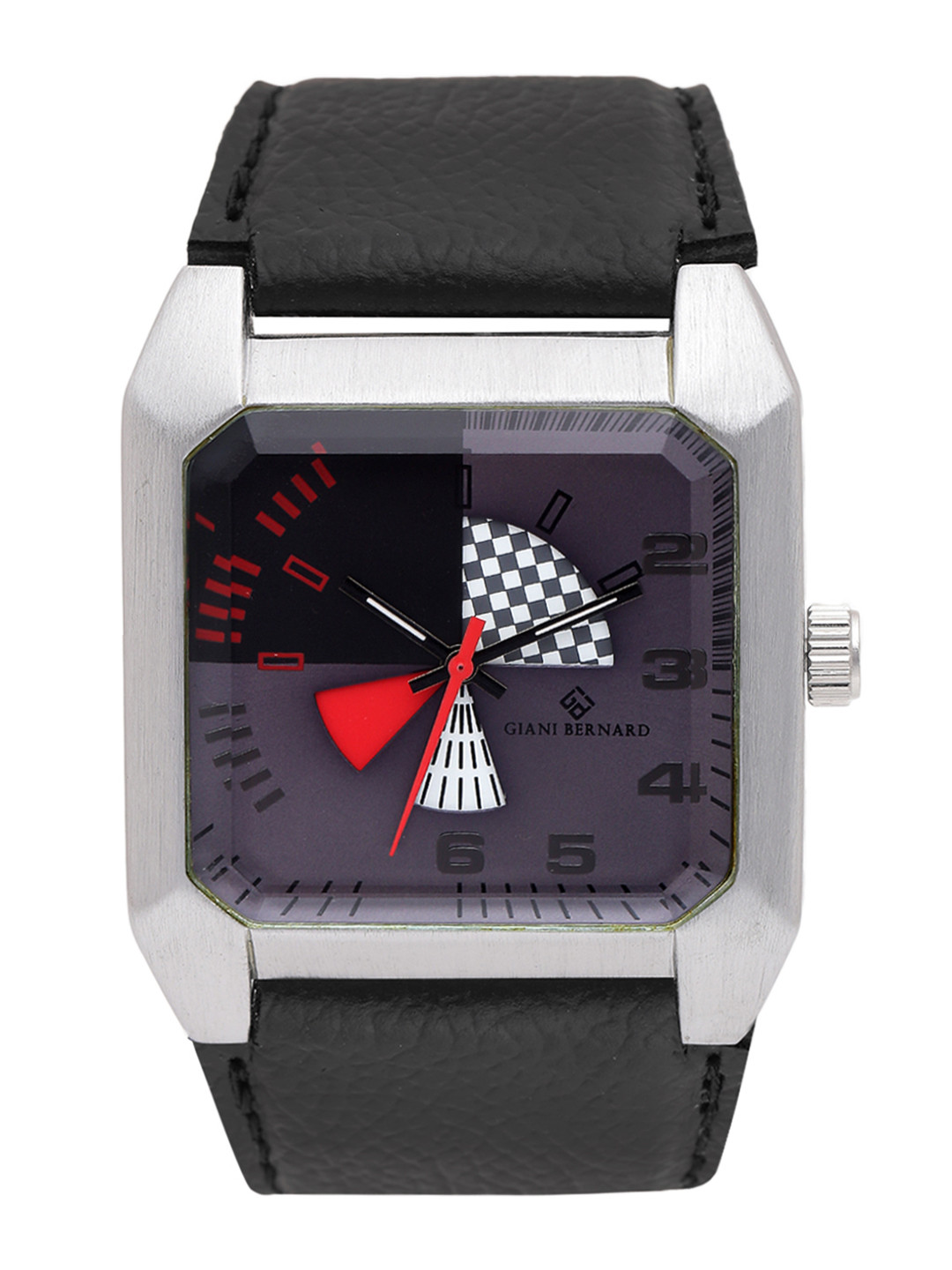 Giani Bernard Men Gunmetal-Toned Analogue Watch GBM-03C