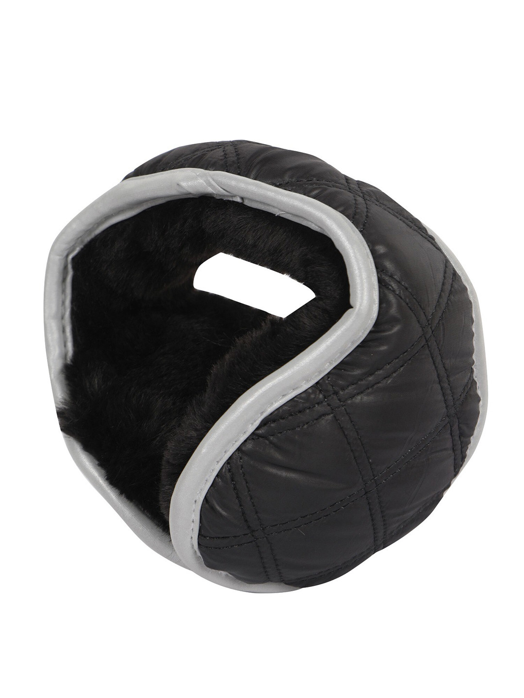FabSeasons Unisex Kids Black & White Fur Hairband