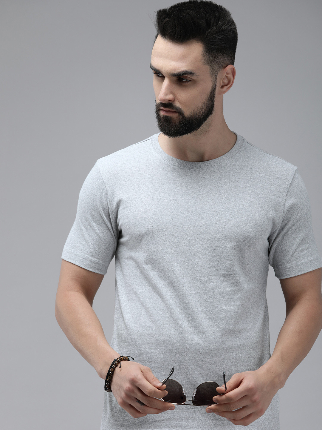 Roadster Men Short Sleeve Round Neck T-shirt