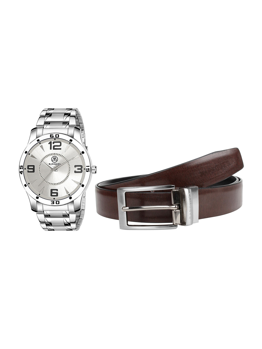 MARKQUES Men Watch and Belt Combo Gift Set