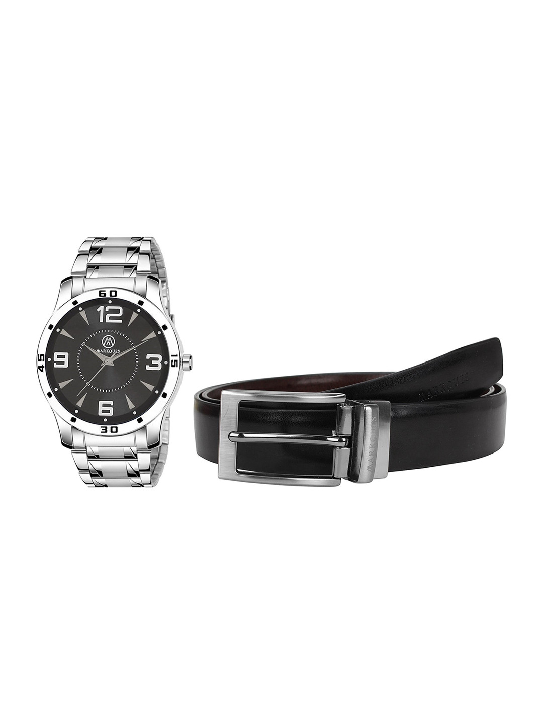 MARKQUES Men Watch and Belt Combo Gift Set