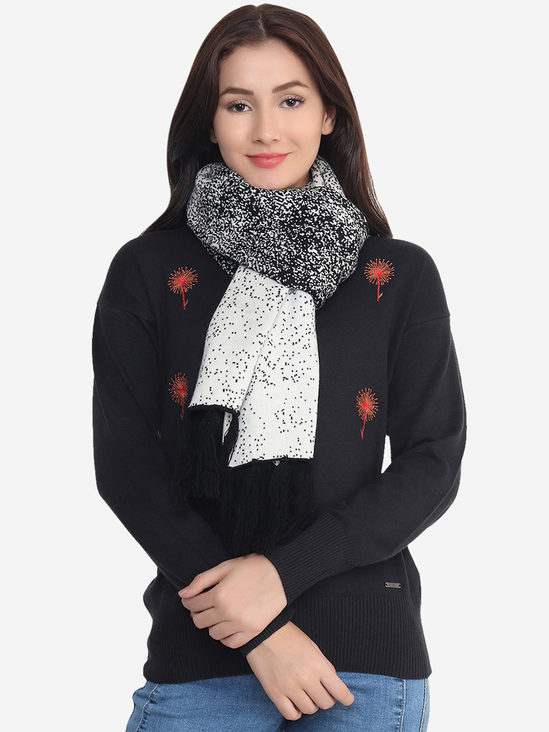 JoE Hazel Women Speckled Reversible Mufflers